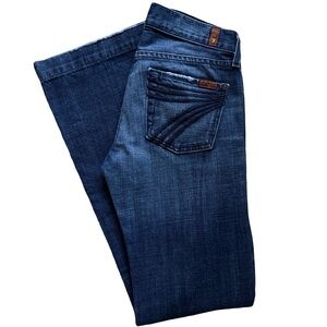 7 For All Mankind Dojo Flare Jeans Y2K Size 25